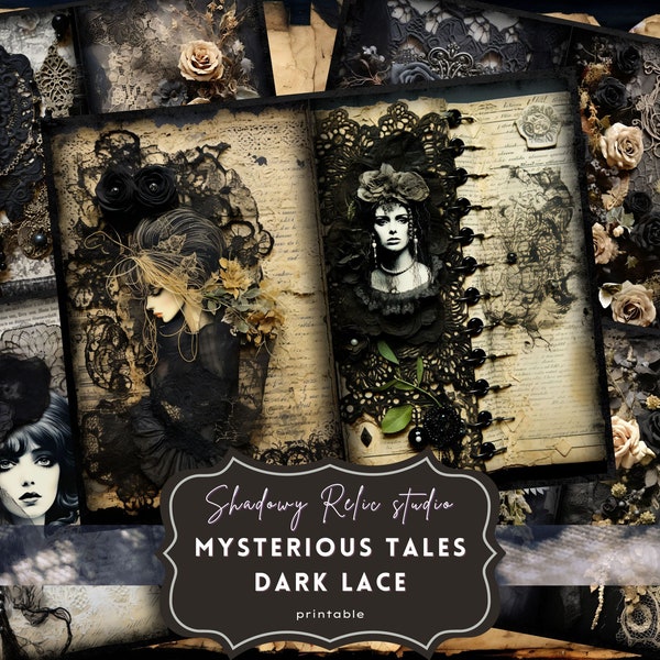 Gothic Theatre Interior Junk Journal Pages Gothic Theatre Interior Junk ...