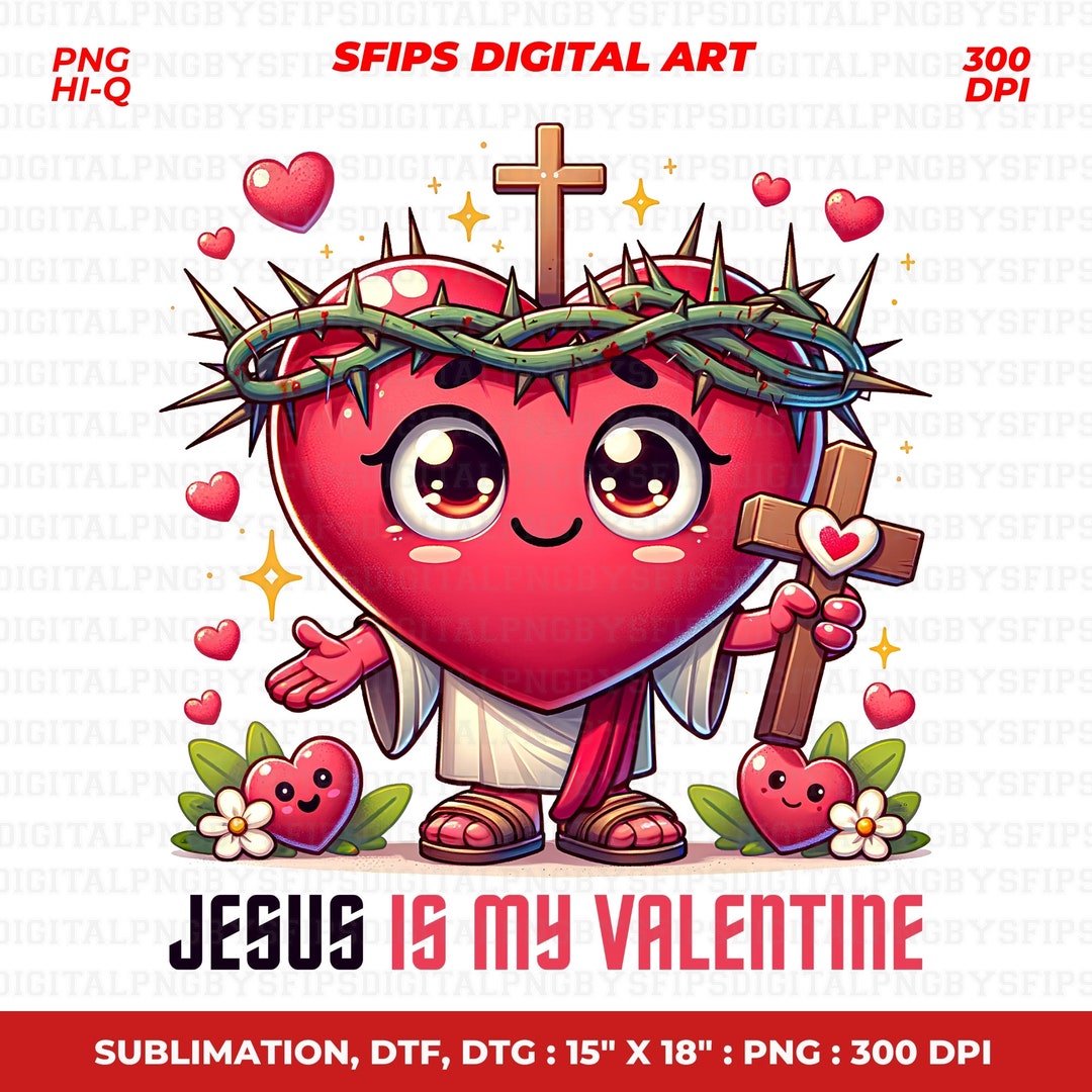 Jesus is My Valentine Png, Jesus Valentine Png, Valentine Love Png ...