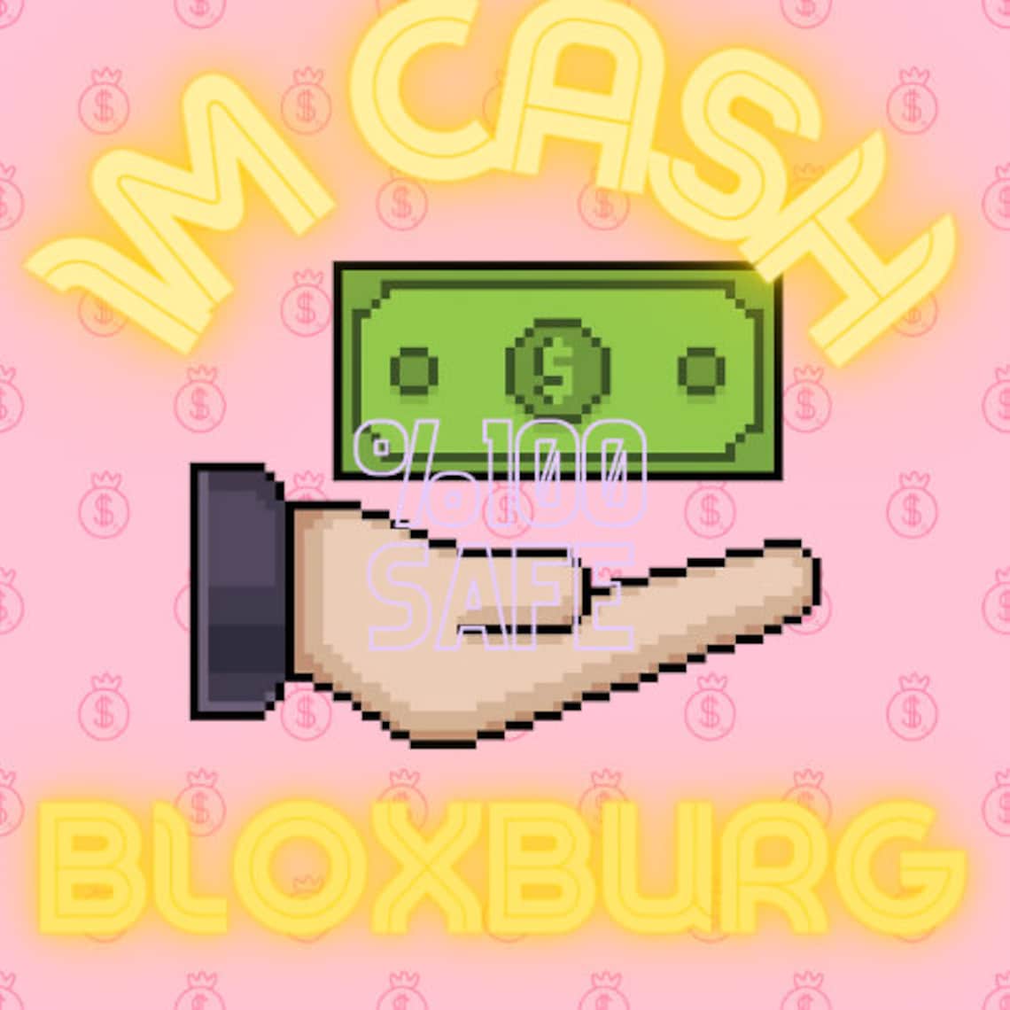 1M Bloxburg Cash/moneydigital Art Etsy UK