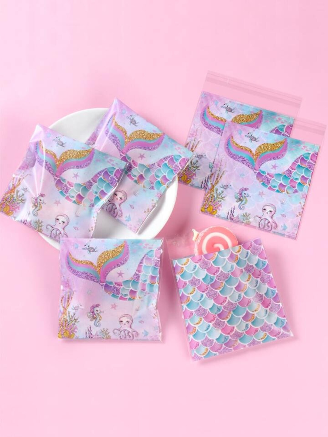 Mermaid Party Favor Bags - Under the Sea Birthday, 25pcs - Etsy