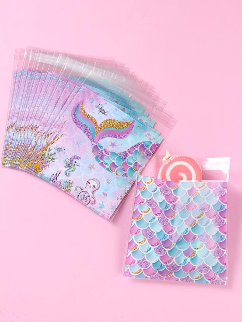 Mermaid Party Favor Bags - Under the Sea Birthday, 25pcs - Etsy