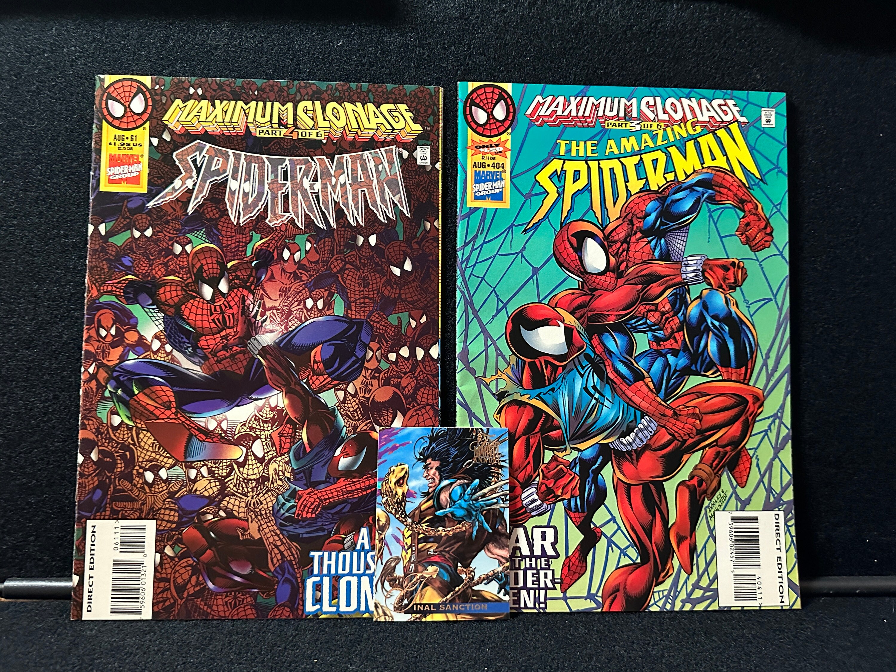 Marvel Spider-man Maximum Clonage (parts 3 & 4) Spider-man Comic