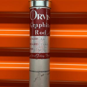 Vintage Orvis Graphite Fly Fishing Rod 8' #6 Line With Tube