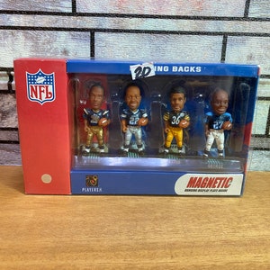 NFL All-Pro Running Backs Magnetic Mini Bobs Bobble Head Players Display Plate Original