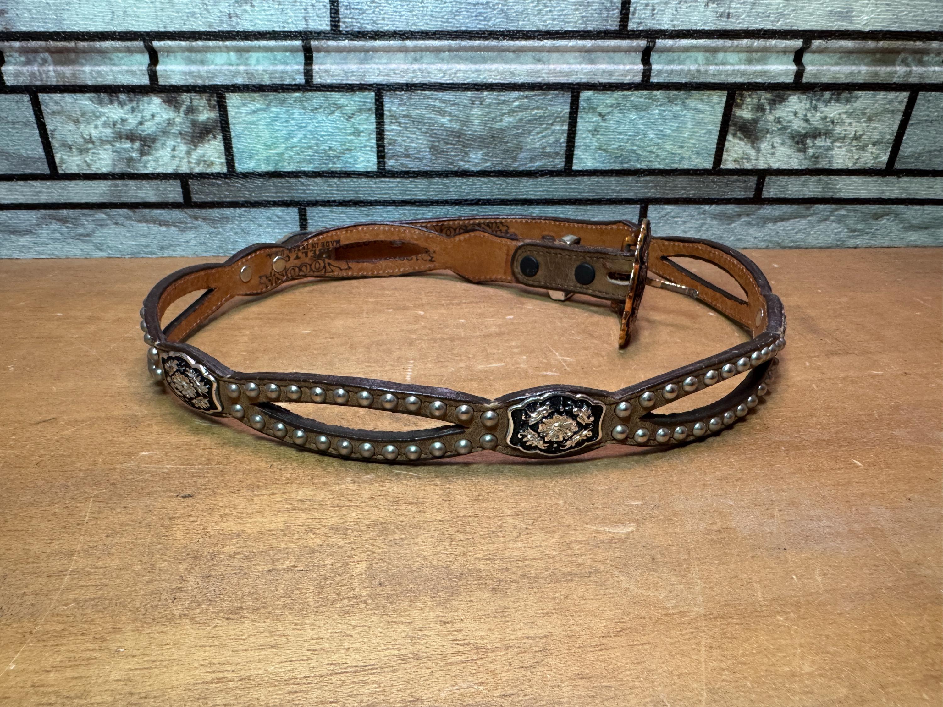 Vintage hand made western belt marked size 36 runs small ?format=1500w main image 3