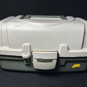 Vintage Plano Tackle Box 6102 składana tacka wędkarska sprzęt wędkarski USA, QuikShip