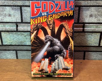 Godzilla Vs. King Ghidora (VHS, 1991) Kosuke Toyohara, Free Daily