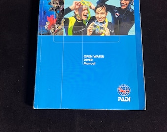 PADI Open Water Diver Manual, Very Good, Free Daily Insured Shipping