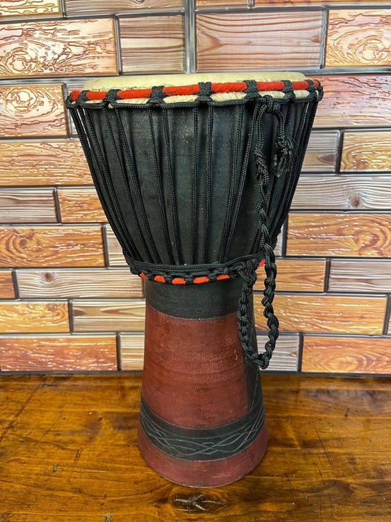 Hand Made Drum World Rhythm Djembe 10 x 20 in.
