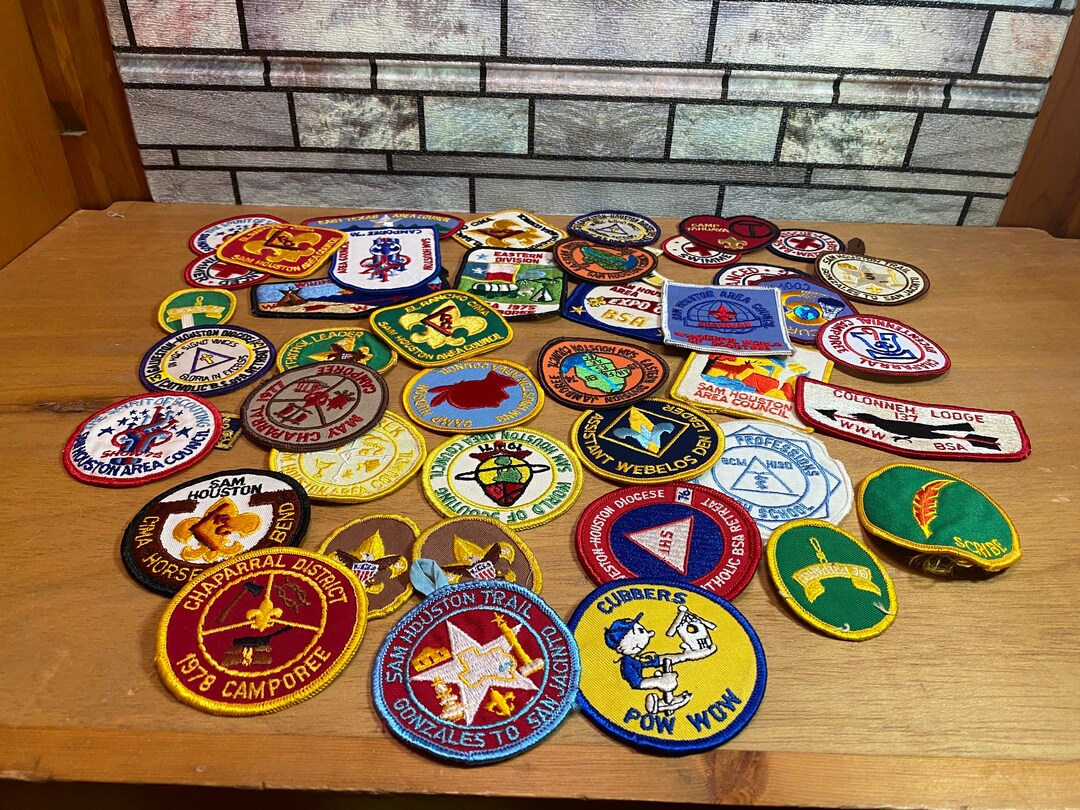 Vintage Houston Galveston Texas Boy Scout Patch Lot 44 Etsy