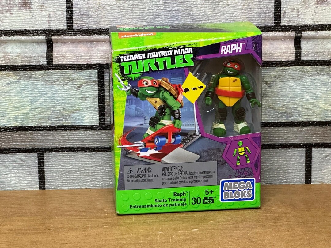 Mega Bloks Teenage Mutant Ninja Turtles Raph Skate Training - NIB! - Etsy