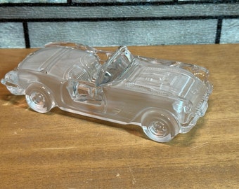 Vintage, Crystal Figural Car, by Hofbauer West Germany