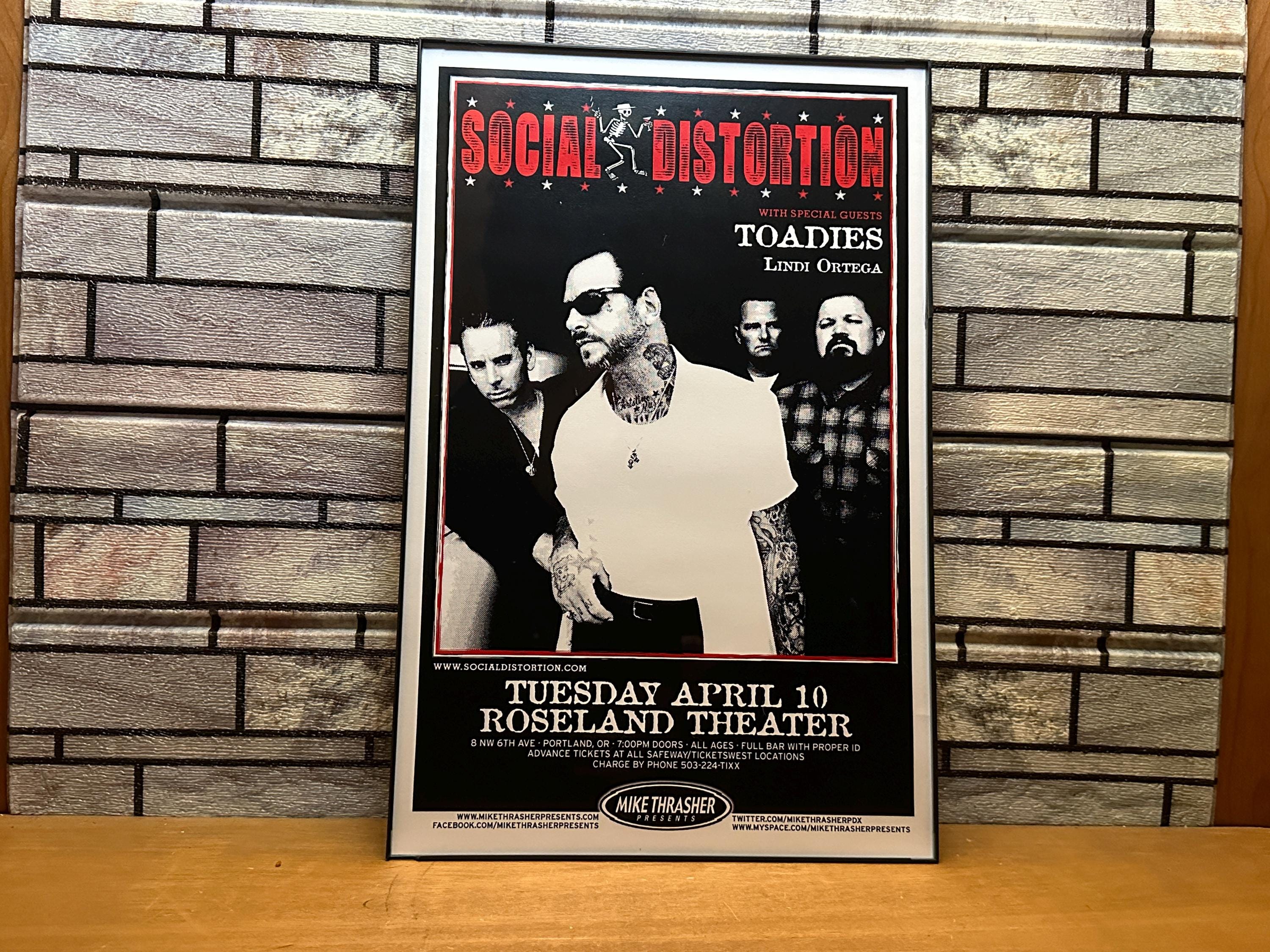 Social Distortion ライブポスター social distortion | Visible Vibrations