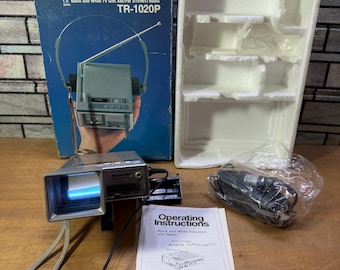 Cámara portátil Panasonic Travelvision TR-1020P vintage de 1984, funciona correctamente. Envío diario gratuito.