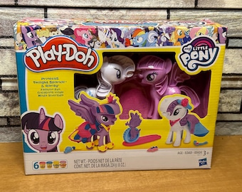 Kit de moda divertido Play-Doh My Little Pony Princess Twilight Sparkle y Rarity - ¡Sellado!