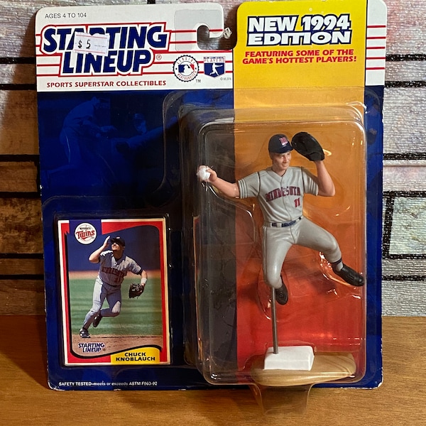 Chuck Knoblauch Minnesota Twins 1994 Starting Lineup Baseball Figure