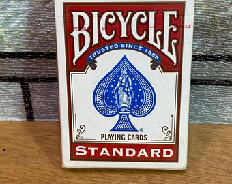 Vintage Bicycle Poker Playing Cards Poker Standard Index,  Red, New, Sealed