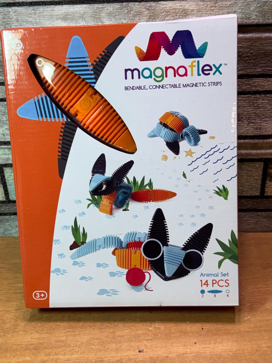 Magnaflex Kids Magnetic Strips Animal Building Set! SEALED! - Etsy
