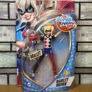 Mattel DC Super Hero Girls Harley Quinn W Mallet, Action Figure - Etsy