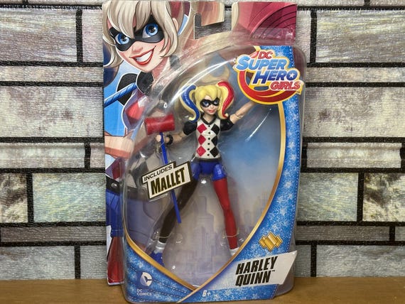 Mattel DC Super Hero Girls Harley Quinn W Mallet, Action Figure - Etsy