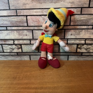Vintage Disney Pinocchio Plüschtier, Täglicher Versicherter Versand