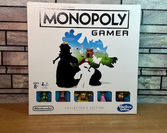Jogo de tabuleiro Monopoly Gamer Nintendo Collector's Edition, enviamos diariamente USPS