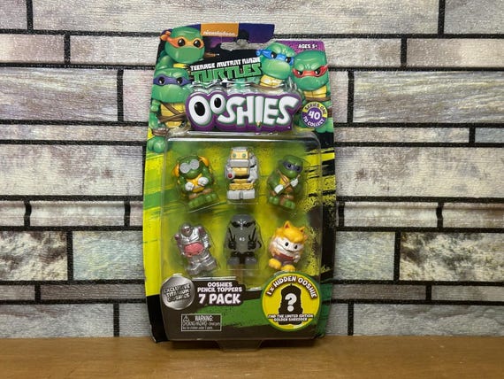 Ooshies Teenage Mutant Ninja Turtles Series 1 Pencil Toppers 7x +