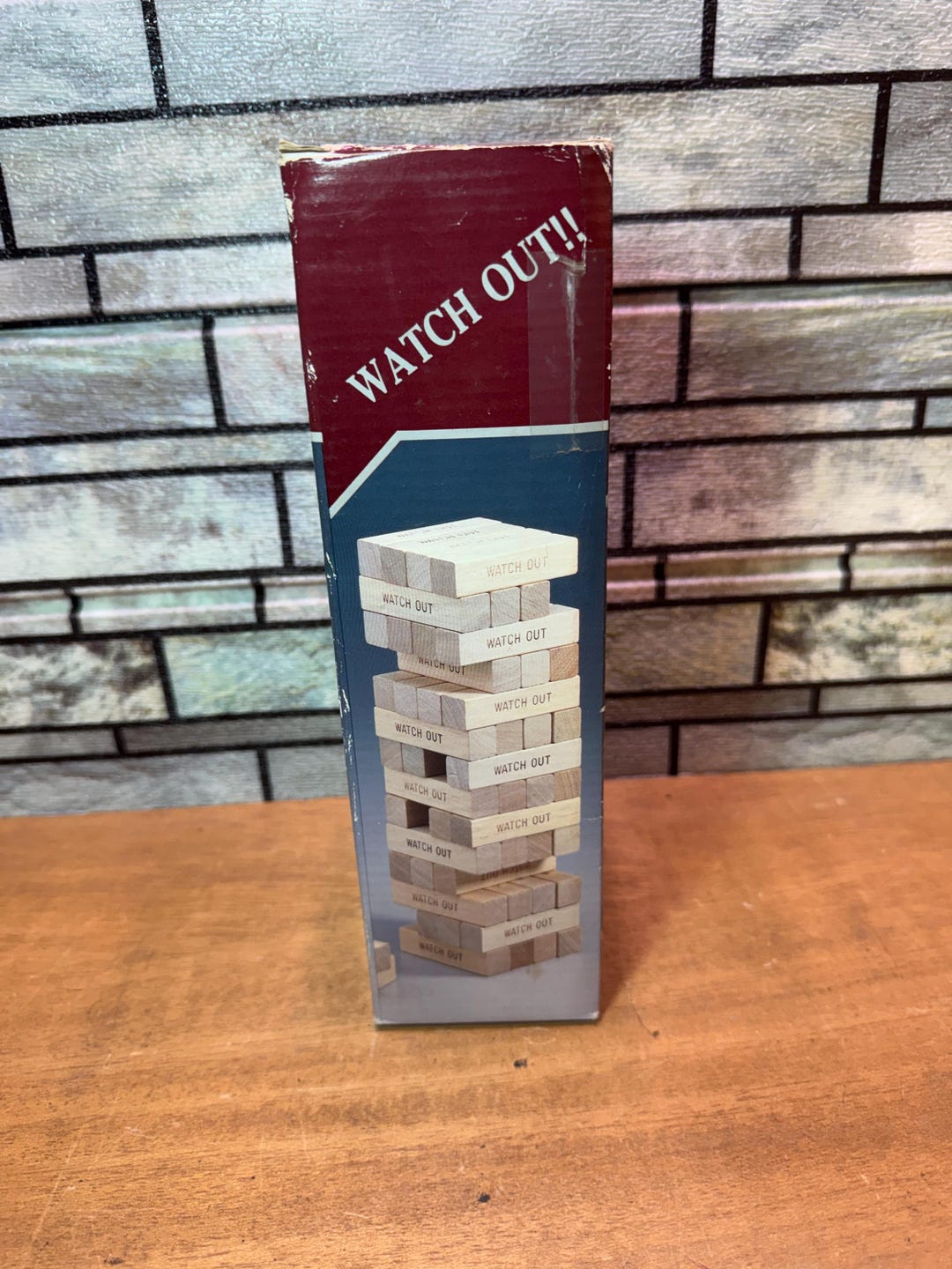 Classic Jenga-style Wooden Blocks Stacking Game 56 Blocks - Etsy UK