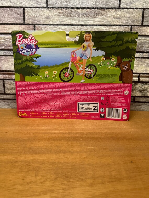 Buy Barbie Camping Fun Bicycle Bike Orange W Accessories Free Same Day Quikship Online in India Etsy