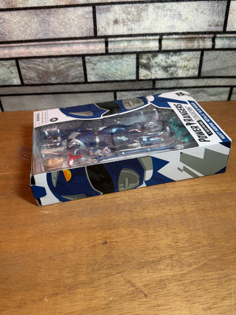 Power Rangers Lightning Collection, metallic Blue Ranger, Ship Daily