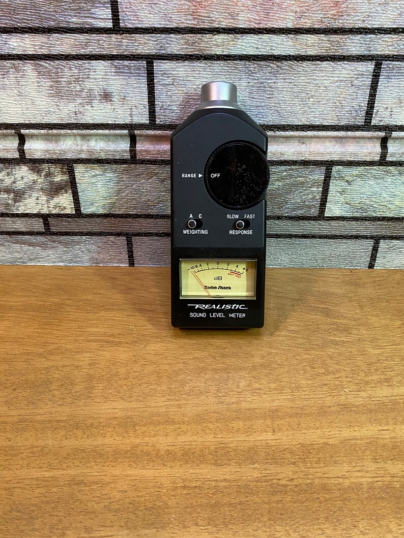 Radio Shack Realistic Sound Level Meter 332050 Tested Etsy