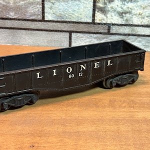 Vintage Lionel Lines Electric Open Coal Carrier Car 6012, Free QuikShip