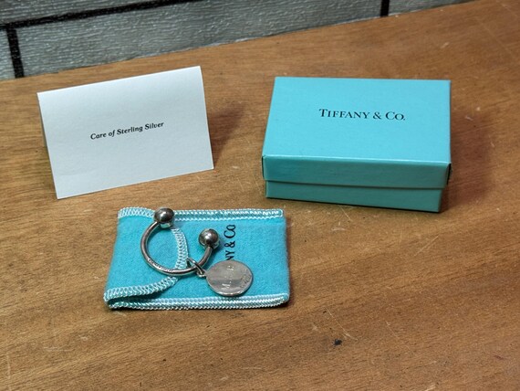 Tiffany & Co. 馬蹄型キーホルダー Vintage Tiffany & Co Sterling Silver Horseshoe Key Chain Key