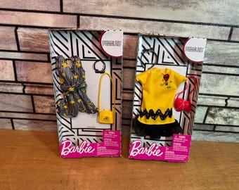 Barbie Clothes: Peanuts Charlie Brown Dress for Barbie Doll with Heart Purse and Headband並行輸入 : Barbie Clothes: A Peanuts Charlie Brown Dress Doll \u0026 2
