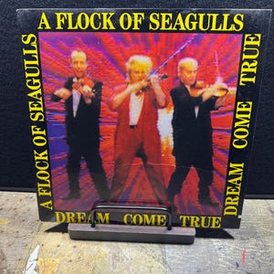 A Flock of Seagulls « Dream Come True » - Support NM-, pochette VG+, paroles de la pochette VG+