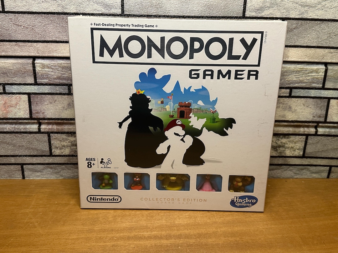 Monopoly Gamer Nintendo Collector's Edition Board Game Mario