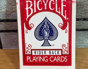 Baraja de cartas Bicycle Poker 808 Ohio Red Seal Rider Back NUEVA