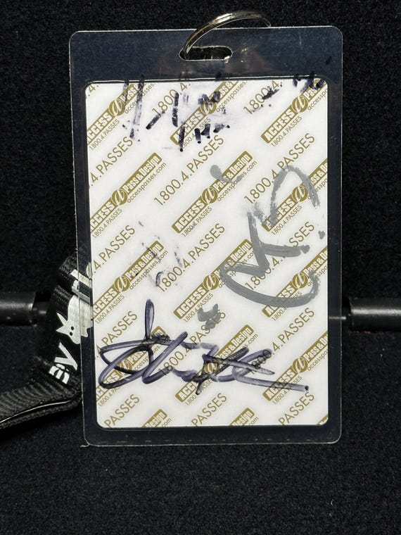 Autographed Warped Tour 2006 All Access Concert Pass: Houston, TX