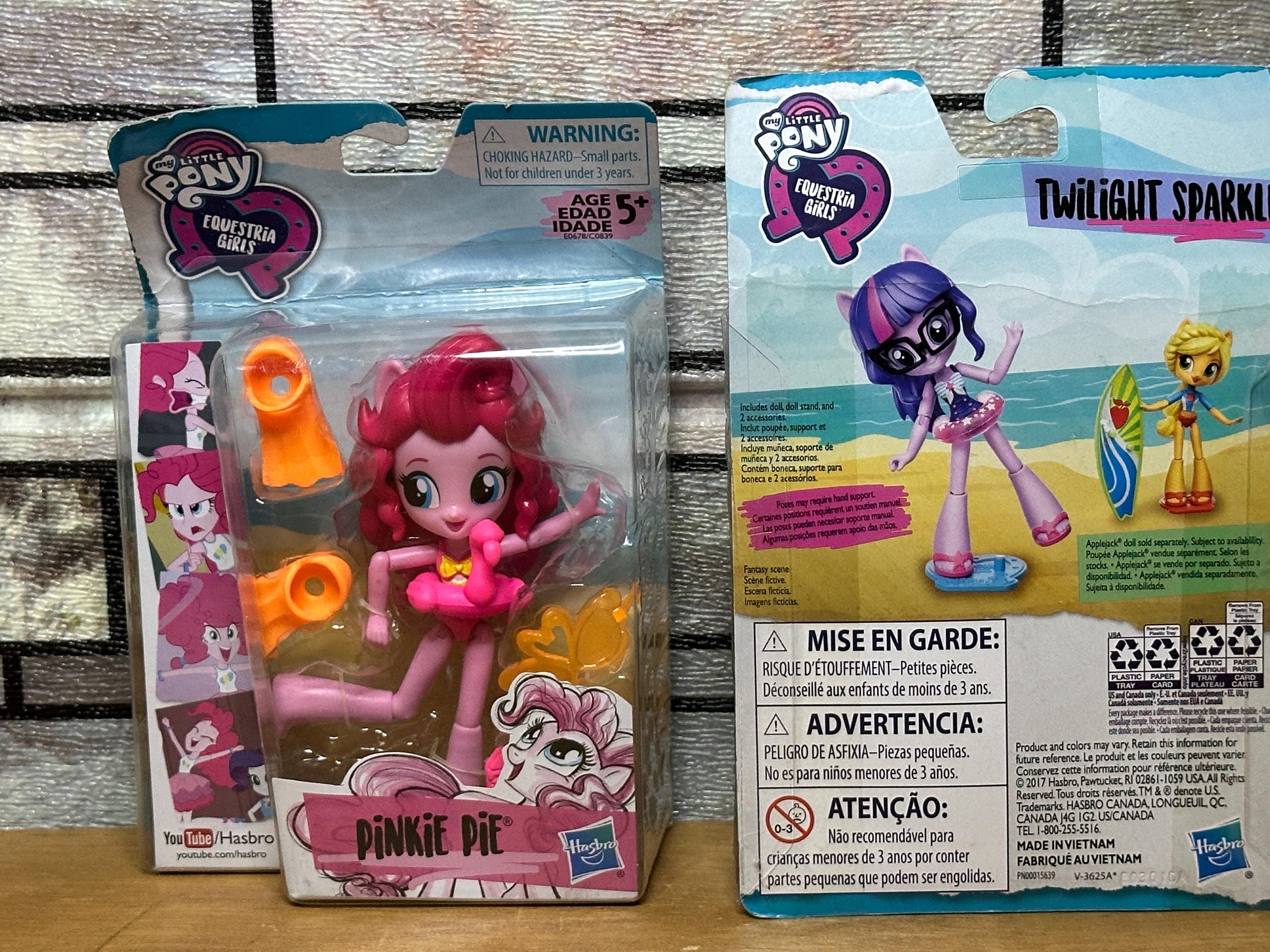 Miniaturas de My Little Pony Equestria Girls: Pinkie Pie y Twilight Sparkle  (2 unidades)