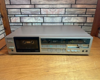 Vintage Sony TC-FX210 Stereo Kassette Tape Deck, 1980er Jahre, Japan, Same Day QuikShip