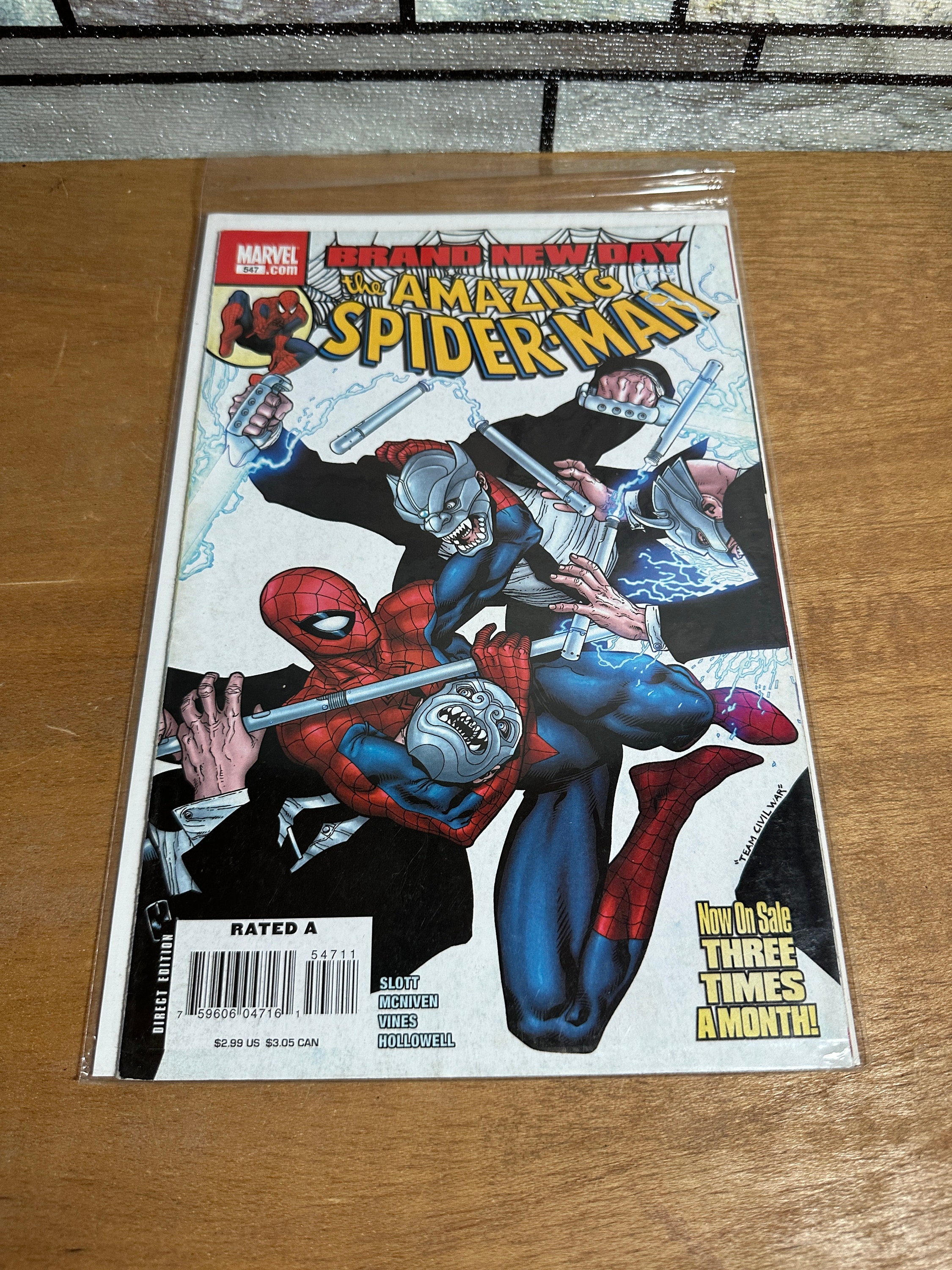 The Amazing Spider-man, Brand New Day, Marvel #547, Free