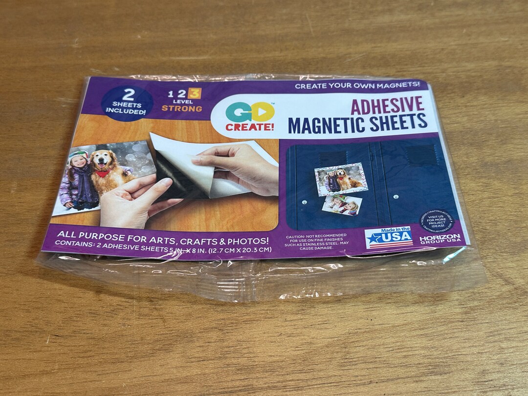 Create! Various Sizes Strong Flexible Self-adhesive Magnetic Magnet ...