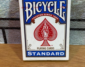 Vintage Bicycle Poker Playing Cards Poker Standard Index,  Blue, New, Sealed