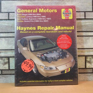 Manuale di riparazione Haynes per Buick Regal, Chevy Lumina, Cutlass Supreme e Pontiac Grand Prix 88-07 - 38010