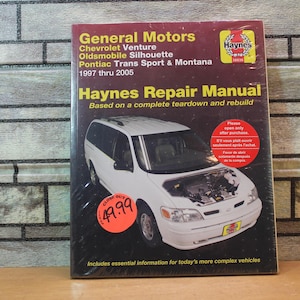 Manuale di riparazione Haynes per Chevy Venture, Olds Silhouette e Pontiac Trans Sport/Montana 97-05 - 38010