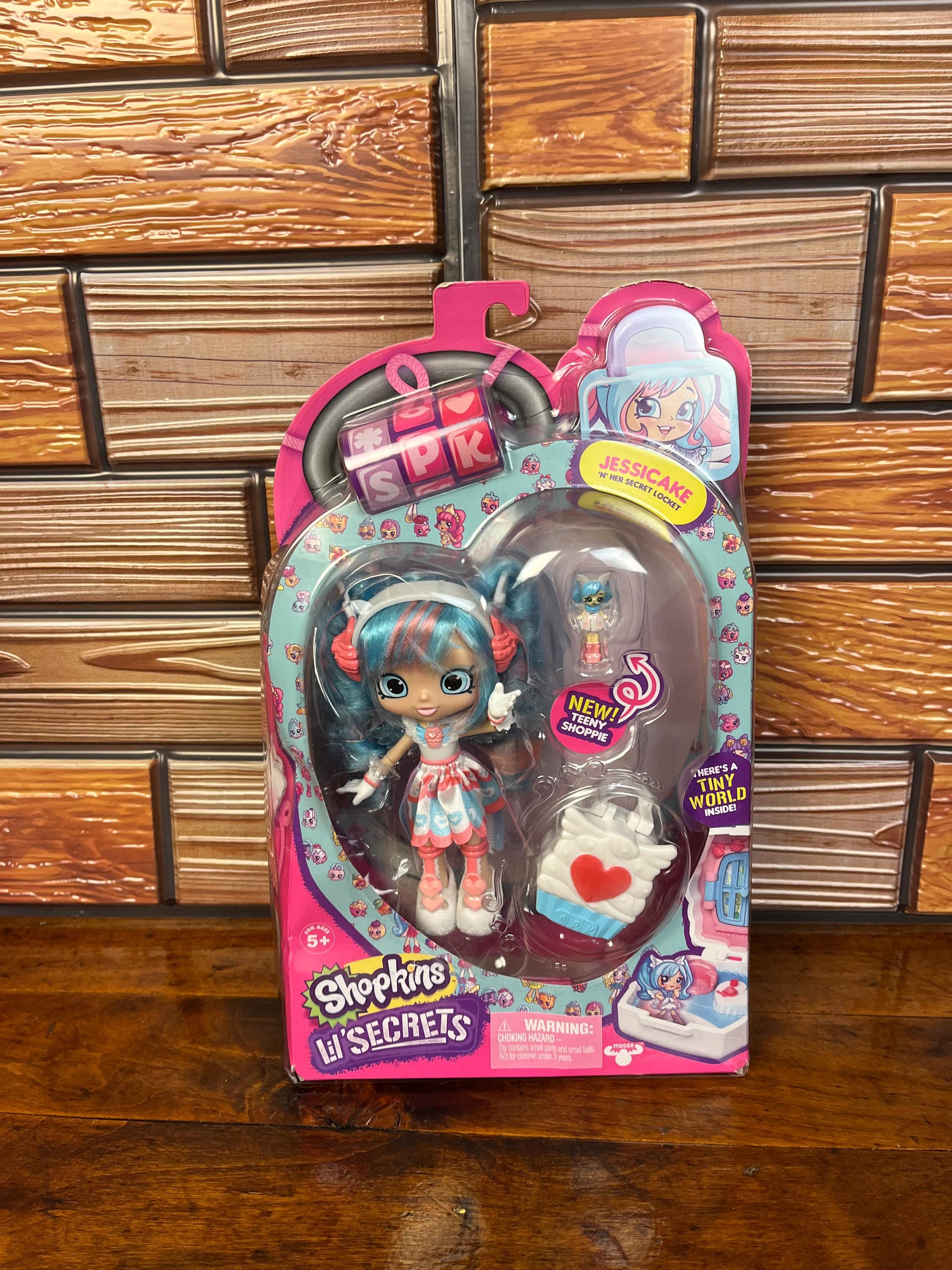 Shopkins Lil' Secrets Jessicake Doll With Locket & Teeny Shoppi
