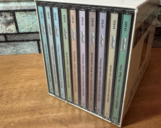 Mozart 100 Masterpieces: 10-CD Set, Digitally Recorded - Etsy