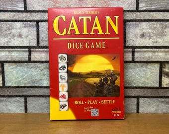 Jogo de dados Catan de Klaus Teuber, jogos de tabuleiro Roll Play Settle, enviamos diariamente USPS