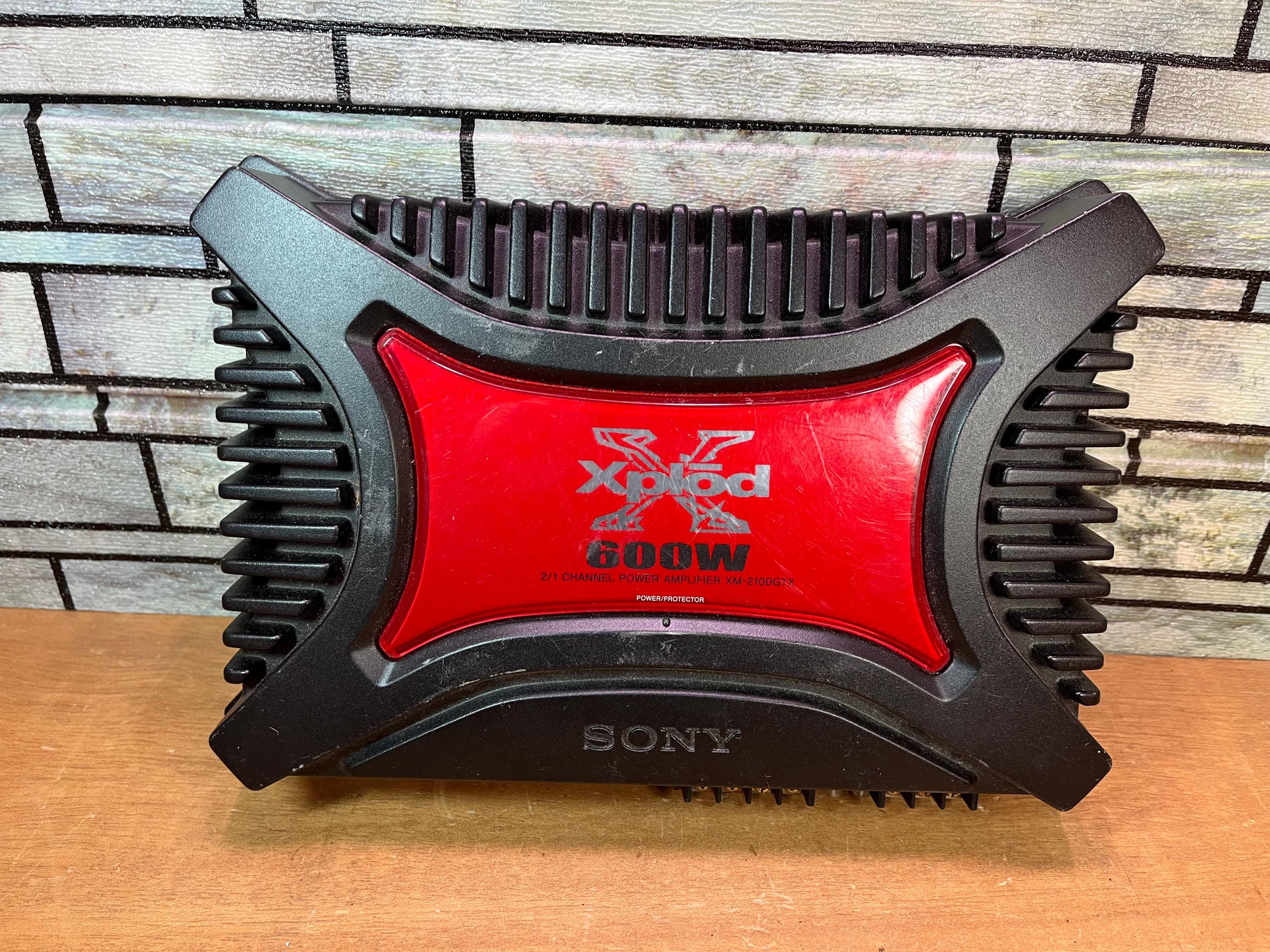 SONY 2/1CHANNEL POWER AMPLIFIER XM-1502SX MOSFET 出前2CH共に音出し