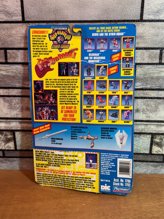 Superhuman Samurai Syber-squad by Playmates Toys - Etsy